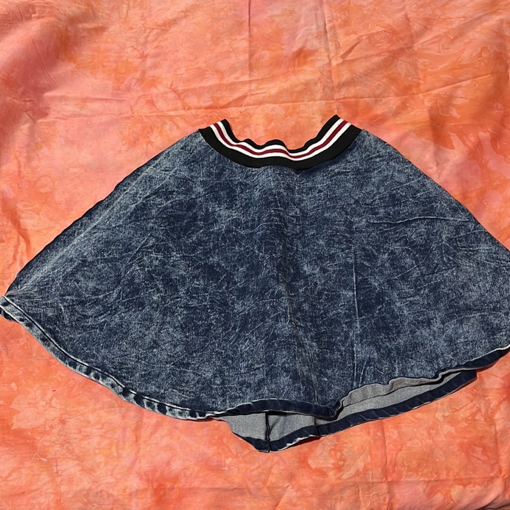 LOVE CULTURE Blue Skater Skirt